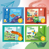 Multi-Theme Origami Book With Colorful Pre-Cut Sheets For Creative Kids
