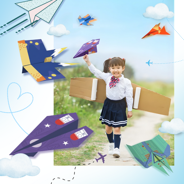 Multi-Theme Origami Book With Colorful Pre-Cut Sheets For Creative Kids