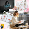 Festive Watercolor Book Set With Paints And Brushes For Stress Relief