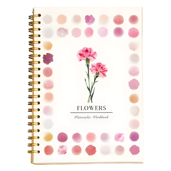 Festive Watercolor Book Set With Paints And Brushes For Stress Relief
