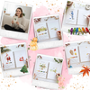 Festive Watercolor Book Set With Paints And Brushes For Stress Relief