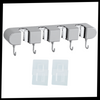 All Purpose Broom Holder With Secure Moisture Resistant Mount