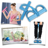 Four-Tube Pedal Resistance Band For Leg And Full-Body Workouts