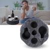Sofa Cup Holder Organizer With Removable Velvet Cover And Compartments
