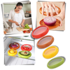 Airtight Food Storage Containers Set Of Four Keeps Produce Fresh Longer