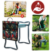 Ergonomic Garden Kneeler With Comfortable Support And Portable Tool Bag
