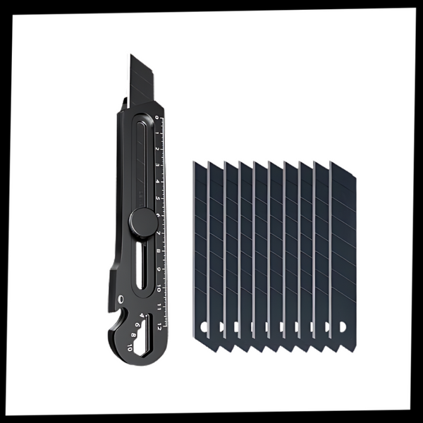 Premium Retractable Box Cutter With Safety Lock And Ergonomic Grip