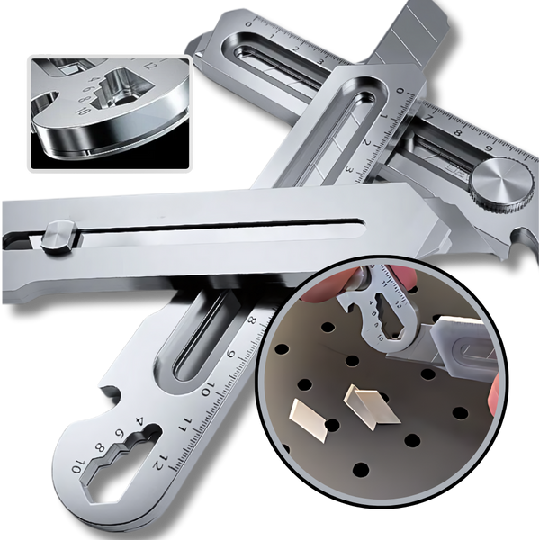 Premium Retractable Box Cutter With Safety Lock And Ergonomic Grip