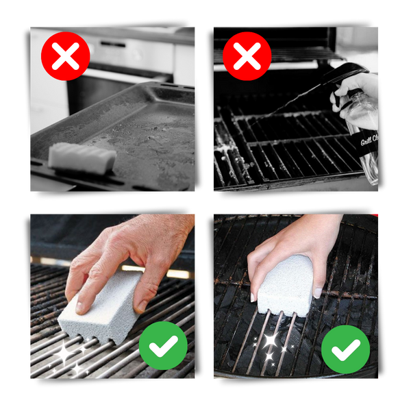 Griddle Stone Cleaner For Scratch-Free Food Safe Surfaces