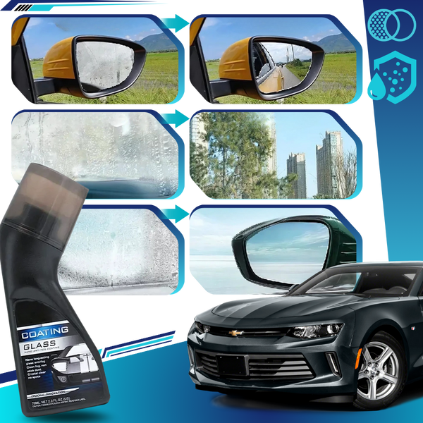 Windshield Cleaner With Nano Coat For Fog Free Rain Repellent Clarity