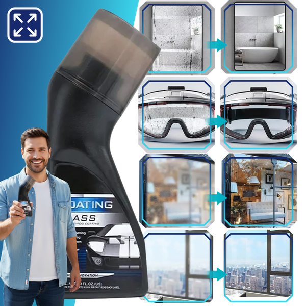 Windshield Cleaner With Nano Coat For Fog Free Rain Repellent Clarity
