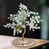 Natural Aquamarine Stone Tree Ornament For Home Decor And Serenity