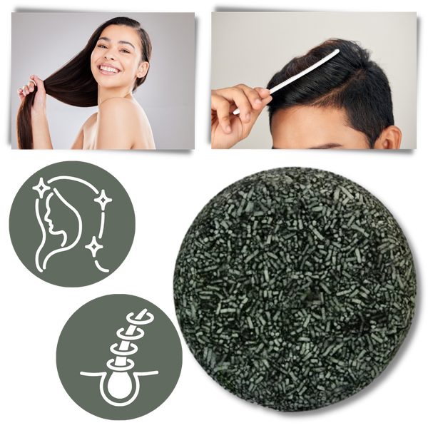 Gray Hair Darkening Bar Shampoo For Healthier Younger Looking Locks