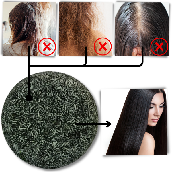 Gray Hair Darkening Bar Shampoo For Healthier Younger Looking Locks