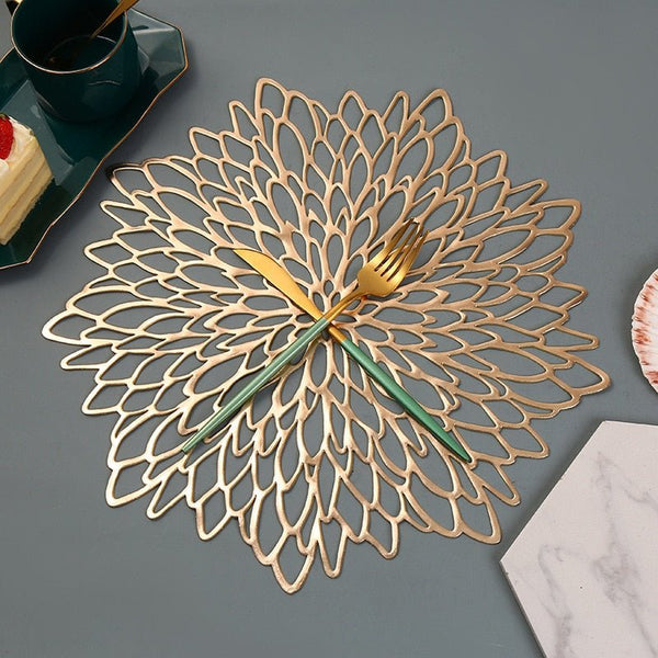 Artistic Hollow Out Nebula Dinner Placemat For Table Decor