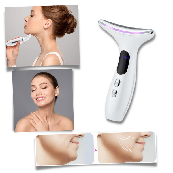 Neck and Face Photon Therapy Beauty Device for Firming and Lifting