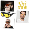 Glare Reducing Night Driving Glasses for Clear Vision