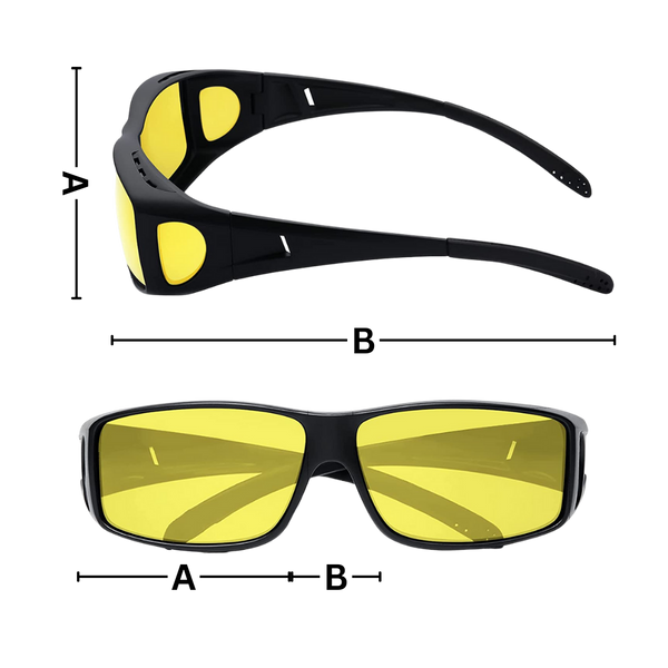 Glare Reducing Night Driving Glasses for Clear Vision