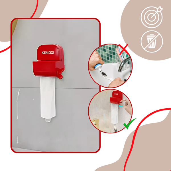 Wall Mounted Toothpaste Dispenser With Precise Dispensing