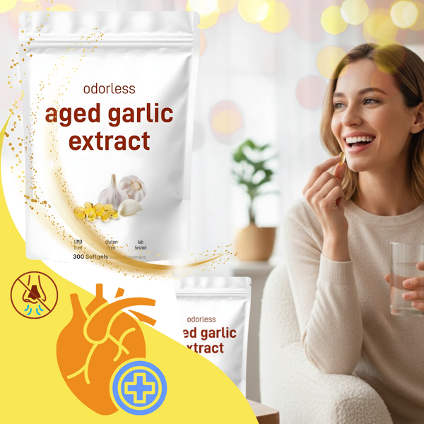 Odorless Garlic Extract Soft Gels For Daily Wellness Support
