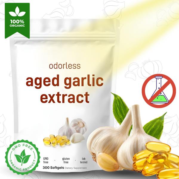 Odorless Garlic Extract Soft Gels For Daily Wellness Support