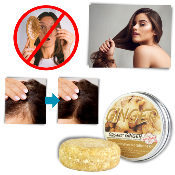 Organic Hair Growth Shampoo Bar for Thinning Hair and Shine