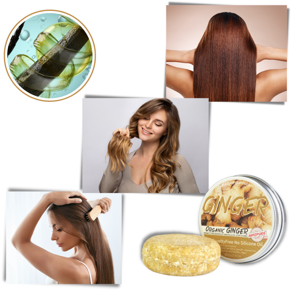 Organic Hair Growth Shampoo Bar for Thinning Hair and Shine