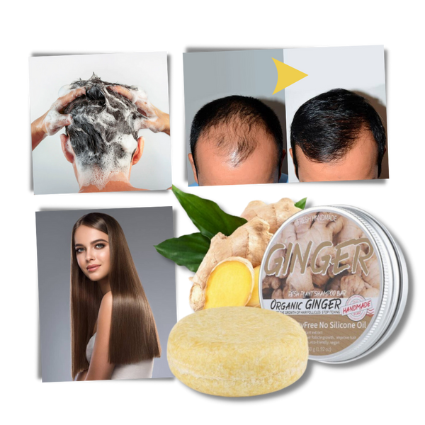Organic Hair Growth Shampoo Bar for Thinning Hair and Shine