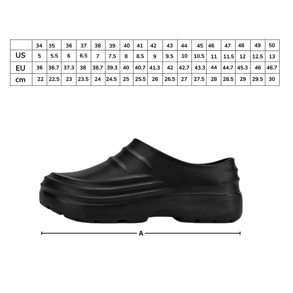 Orthopedic Work Clogs With Wide Toe Box For All Day Comfort