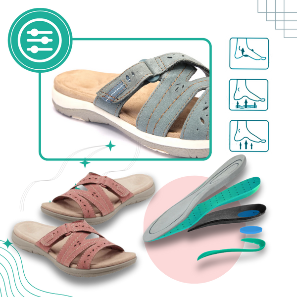 Arch Support Open Toe Sandals For All Day Comfort And Pain Relief