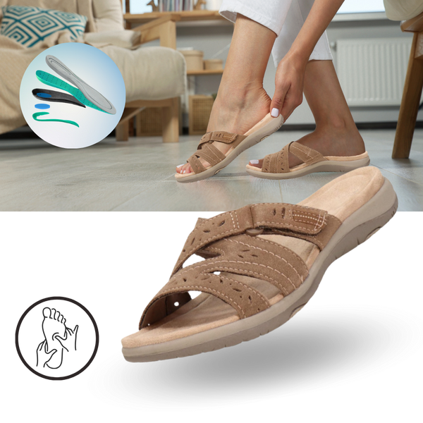 Arch Support Open Toe Sandals For All Day Comfort And Pain Relief