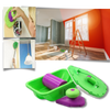 Four Piece Sponge Point And Decorative Paint Roller Kit For Precise Edges