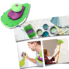 Four Piece Sponge Point And Decorative Paint Roller Kit For Precise Edges