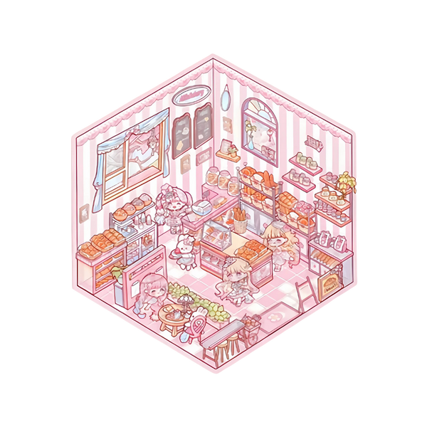 Pastel Home Tales Sticker Set for Journaling and Scrapbooking