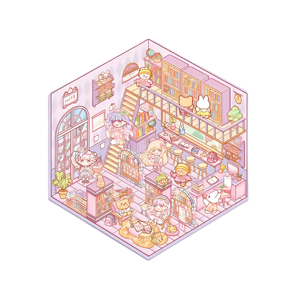 Pastel Home Tales Sticker Set for Journaling and Scrapbooking