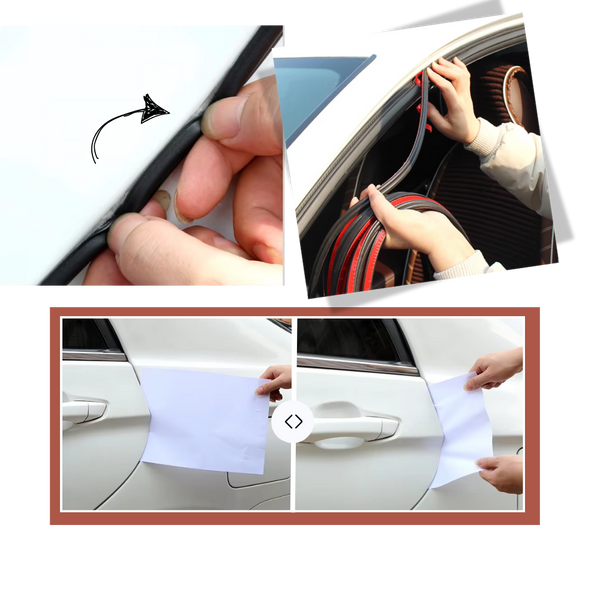 Universal Fit Car Soundproof Weather Strip For Noise Reduction