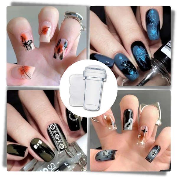 Clear Symmetry Nail Art Tool For Flawless Nail Design