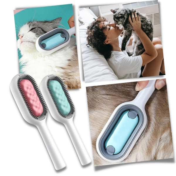 Premium Self Cleaning Pet Grooming Brush With Water Tank