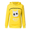Pet Interaction Hoodie With Fur Lined Pouch For Cozy Snuggles
