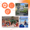 Portable Breathable Mesh Play Yard For Kids With UV Protection