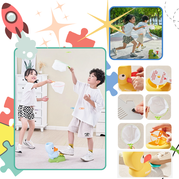 Portable Flying Disk Toy for Outdoor Fun and Hand-Eye Coordination
