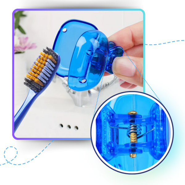 Ventilated Portable Toothbrush Head Cover For Fresh On The Go Hygiene