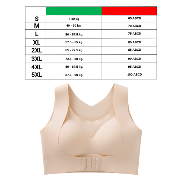 Seamless Front-Closure Bra for Natural Lift and Posture Support