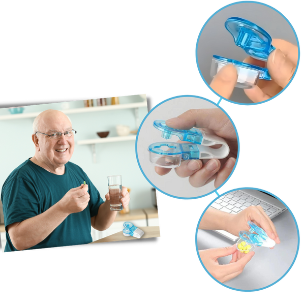 Portable No Contact Blister Pack Opener for Easy Medication