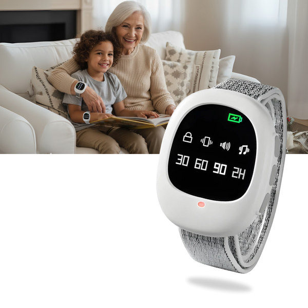 Moisture Detection Alarm Watch for Bedwetting and Potty Training