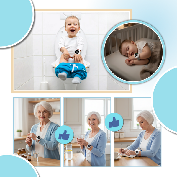 Moisture Detection Alarm Watch for Bedwetting and Potty Training