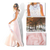 Graceful Lace Chiffon Dress With Empire Waist For Timeless Style