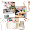 Ergonomic Salt and Pepper Shaker Set With Precise Seasoning Control