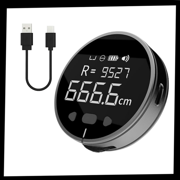 Digital Measuring Tape With HD Display For Precise Curve Measurements