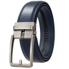 Hole-Free Cowhide Belt With Auto Buckle And Adjustable Fit